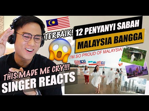 12 Penyanyi Sabah - MALAYSIA BANGGA (Official Music Video) | SINGER REACTION