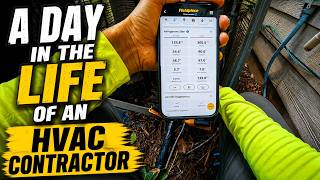 A simple HVAC day running calls #hvac #hvaclife #hvaccontractor
