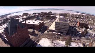 preview picture of video 'Flying over Burlington Vermont'