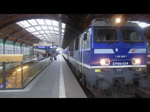EP09-034 (EU: 150 006-1) z TLK 6507 "POMORZANiN" (WR.GŁ.-GDY.GŁ.) - opóźn. start z WR.GŁ.