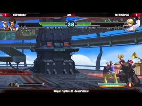 King of Fighters 13 Loser's Final RG PachuKOF vs AGE NYChrisG - Apex 2014 Tournament