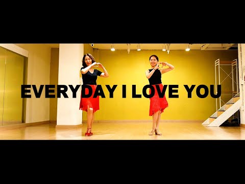 EVERYDAY I LOVE YOU | BEGINNER | BY KYUNGOK KIM | RUMBA | DEMO-APPLE LINE DANCE