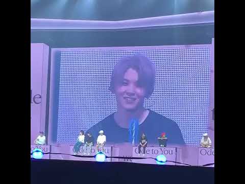 190901 ODE TO YOU 세븐틴 우지 엔딩멘트(seventeen Woozi ending ment)