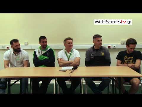 AEK ATHENS (GRE) - HC BERCHEM (LUX) Press Conference