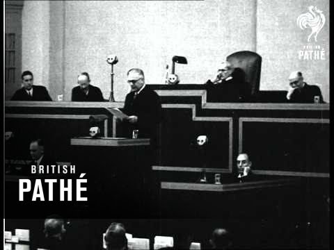 League Of Nations Meeting - Geneva (1937)