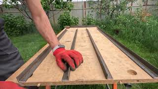 Leveling rake: DIY build that works like a charm.