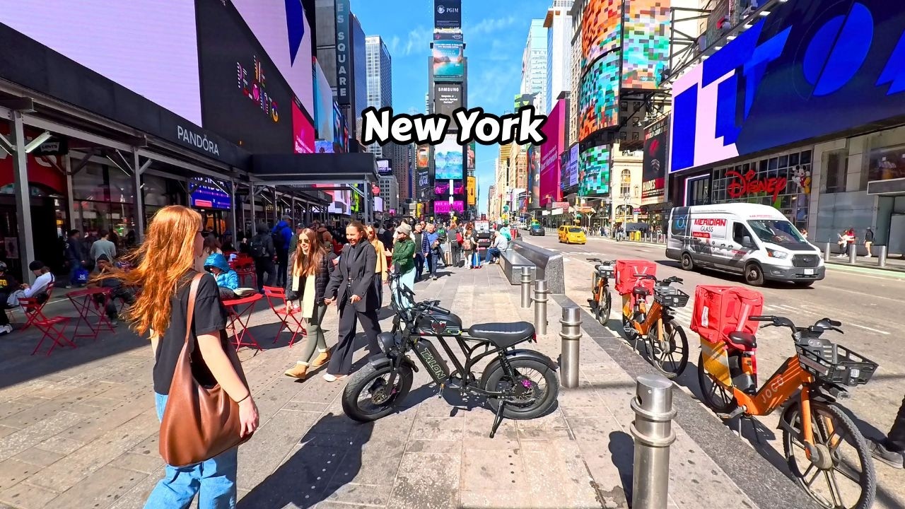 USA Cycling Manhattan New York City Central Park And Times Square - Talon T787 Dual Motor E-Bike