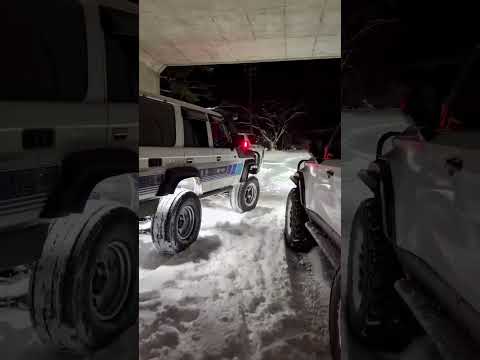 ランドクルーザー70 ナイトアタック　#landcruiser #スノーアタック #ランクル