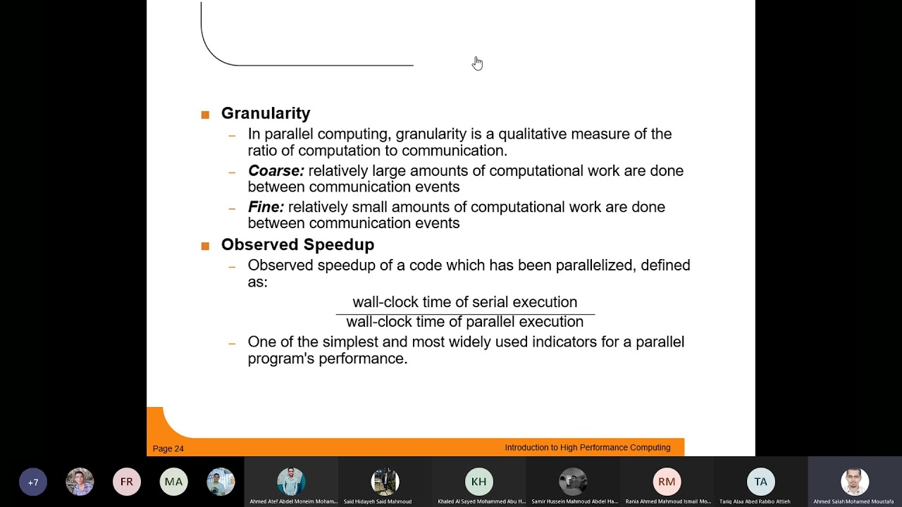 Parallel Processing Lec  2 - Arabic Language