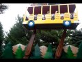 Gavin And Savannah Riding Snoopy S School Bus At Planet Snoopy