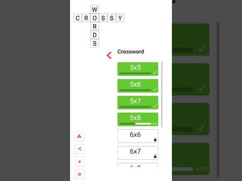 Crosswords(Fill-Ins+Chainword) video