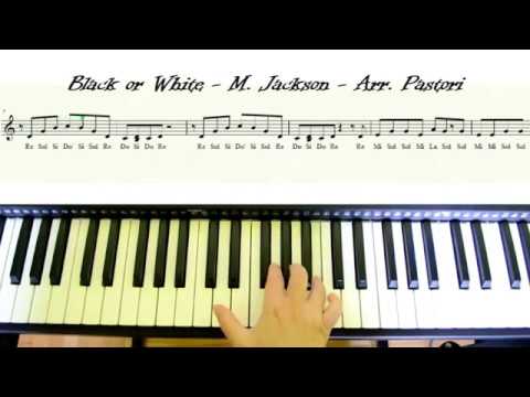 Black or White - M. Jackson - Arr. F. Pastori - Tutorial Tastiera