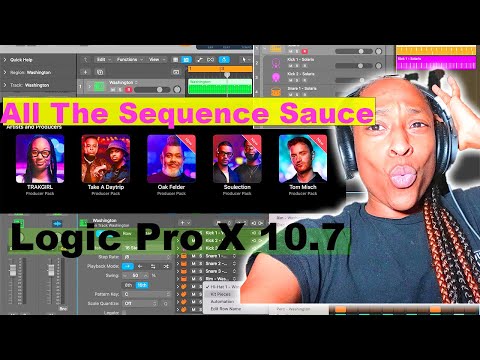 How to Access+Use Artist Packs in Logic Pro X 10.7 Step Sequncer| New Step Sequencer TRICKS