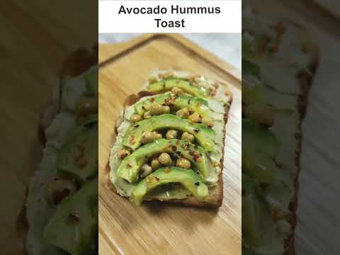 Avocado Hummus Toast 🥑 #shorts #youtubeshorts #shortsfeed #food #indikitchen