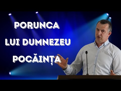 PORUNCA LUI DUMNEZEU POCAINTA-Calin Mocan