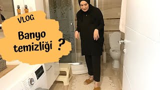 BANYO TEMİZLİĞİ GÜNLÜK VLOG TERAPİ GİBİ BOL SULU KÖPÜKLÜ TEMİZLİK