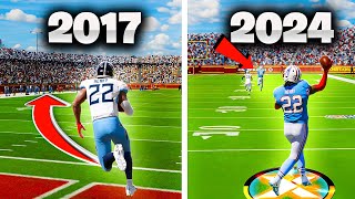 Scoring A 99 Yard Touchdown With Derrick Henry In EVERY Madden EVER!