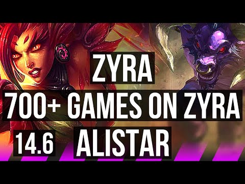 ZYRA & Zeri vs ALISTAR & Jinx (SUP) | 700+ games, 3/3/12 | NA Grandmaster | 14.6