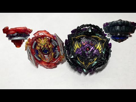 The smallest vs. The BIGGEST Beyblade burst Sparking combo!