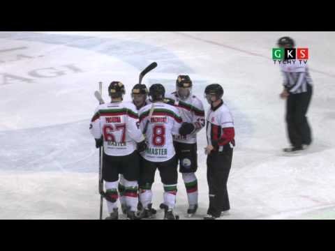 Skrót meczu GKS Tychy - TMH Polonia Bytom 4:2 (2:0, 2:1, 0:1)