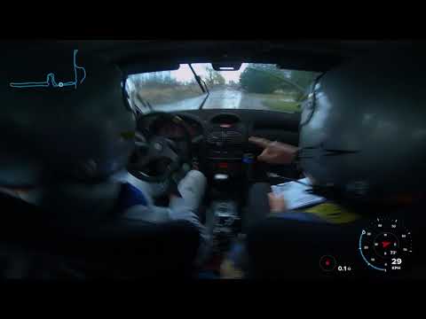 Mysiadło II os 12 Onboard Rally Monte Calvaria 2023 rajd KJS Peugeot 206 s16