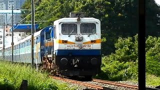 preview picture of video '12748 Palnadu Intercity Express lazily skips Hitech City'