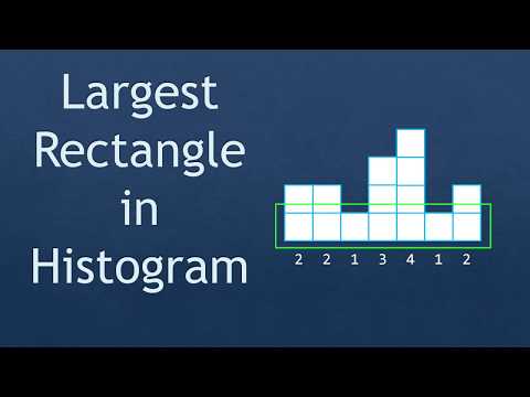 Coding Interview Problem - Largest Rectangle In Histogram
