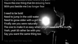 Joshua Radin - I&#39;d Rather Be With You (w/ LYRICS ON SCREEN)