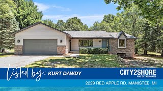 2229 Red Apple Rd. Manistee MI - Close to Lake Michigan!