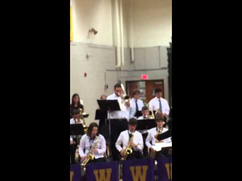 Williamsville High School Jazz Band 2015-I'm Getting Sentimental Over You--ft. Mark Mangiaracina