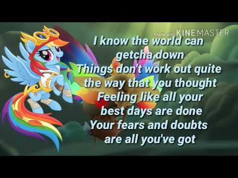 Time to be awesome (Lyrics clip)- My little pony the movie