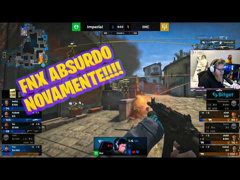 PROPLAYER GRINGO REAGE A JOGADA ABSURDA DO FNX!! IMPERIAL X IHC PGL MAJOR ANTWERP 2022