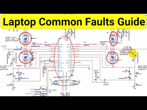 Learn how track Laptop motherboard voltage laptop schematics reading