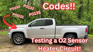 Testing Heater Circuit in O2 Sensor 2015-2022 GMC Canyon Chevy Colorado