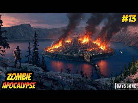 Destroying The MILITIA CAMP In This Apocalyptic City - Days Gone #13