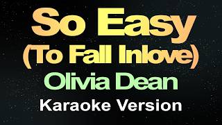 Download lagu So Easy (To Fall In Love) - Olivia Dean (Karaoke Version) mp3