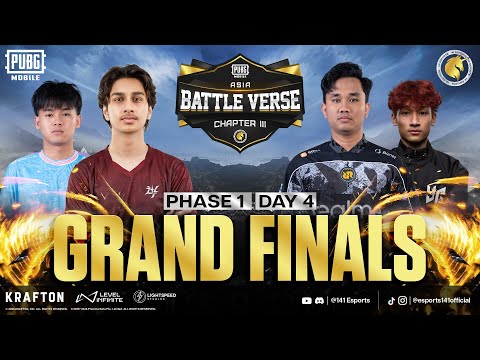 PUBGM BATTLE VERSE ASIA CHAPTER III | PHASE 1 THE LAST DAY | FT. #AE  #4T #HORAA #APG #DX #BOOM #DRS