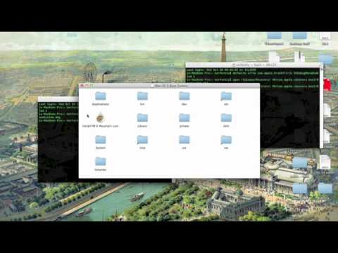 comment ouvrir le terminal sur mac os x