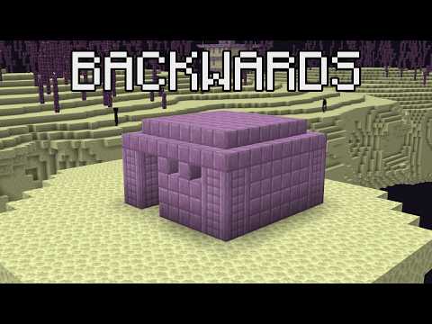 I Beat Minecraft Backwards