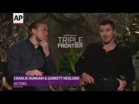 Stars of new thriller "Triple Frontier" Charlie Hunnam and Garrett Hedlund discuss their long friendship and how real-life chemistry doesn't always reflect on screen. (March 11)