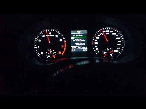 Audi Q3 1.4 TFSI acceleration from 30km/h to 140km/h on sport using paddles