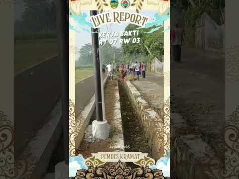 Kerja Bakti Rt 07 RW 03 Dalam Rangka Persiapan Perayan HUT RI Ke-80