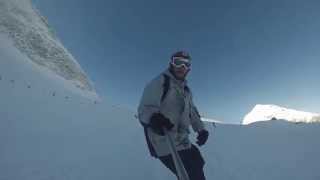 preview picture of video 'Early birds at Hintertux'