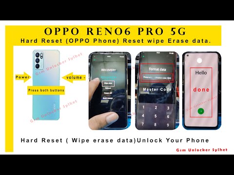 How to reset & hard reset  Oppo Reno6 Pro 5G | How to reset Android devices | Reset by Master Code.