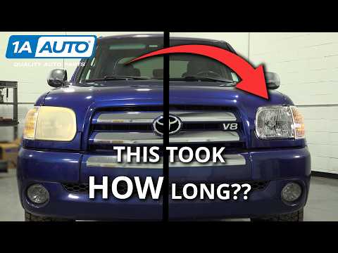 Simply Replacing Foggy Headlights Gets Your Toyota Tundra into Top Shape and You Can Do It Yourself!