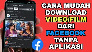 Download lagu CARA MUDAH DOWNLOAD VIDEO / FILM DARI FACEBOOK TANPA APLIKASI - MP4 mp3