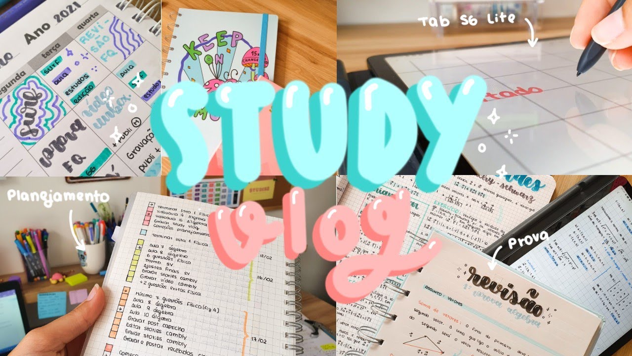 STUDY VLOG: ESTUDANDO PARA PROVAS | Rotina de estudos | Malena Studies