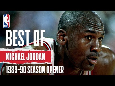 Best Of Michael Jordan 1989-90 Season Opener | The Jordan Vault