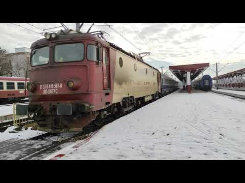 Tren IR1655 Bucuresti Nord - Suceava trece prin Roman cu 41-0567-8 - 02.02.2021