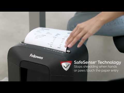 Fellowes Powershred LX85 Cross Cut Shredder Black 4x40mm